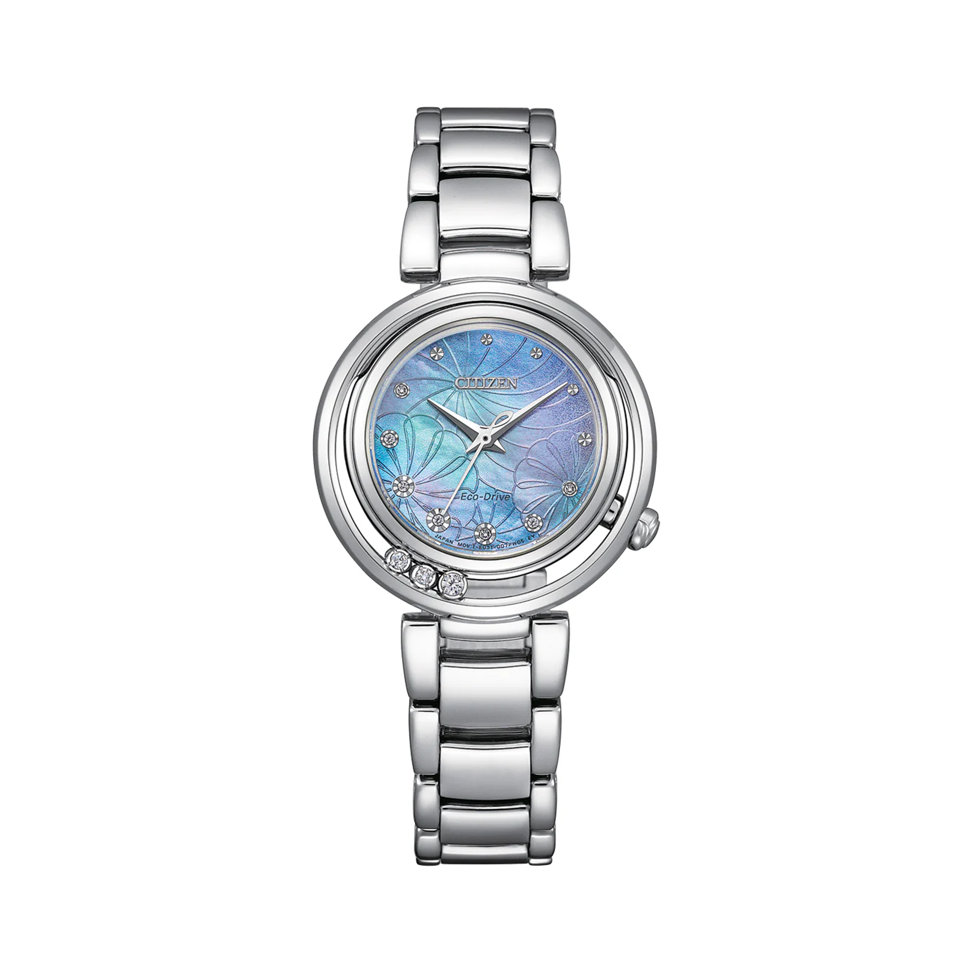 Citizen L Collection Women's 29mm Blue Eco Drive Watch EM1110-81N