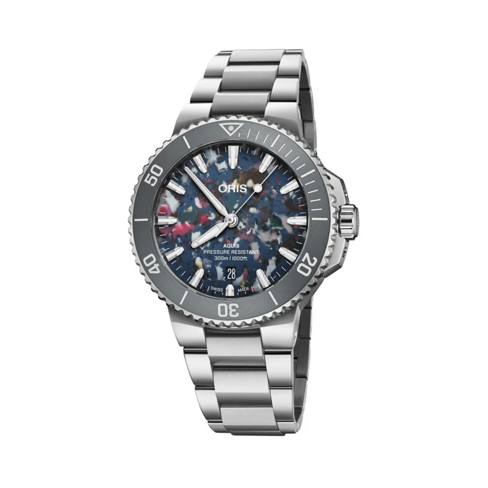 Oris Aquis Diver Men's 41.50mm Stainless Steel Automatic Watch 733 7787 4150MB