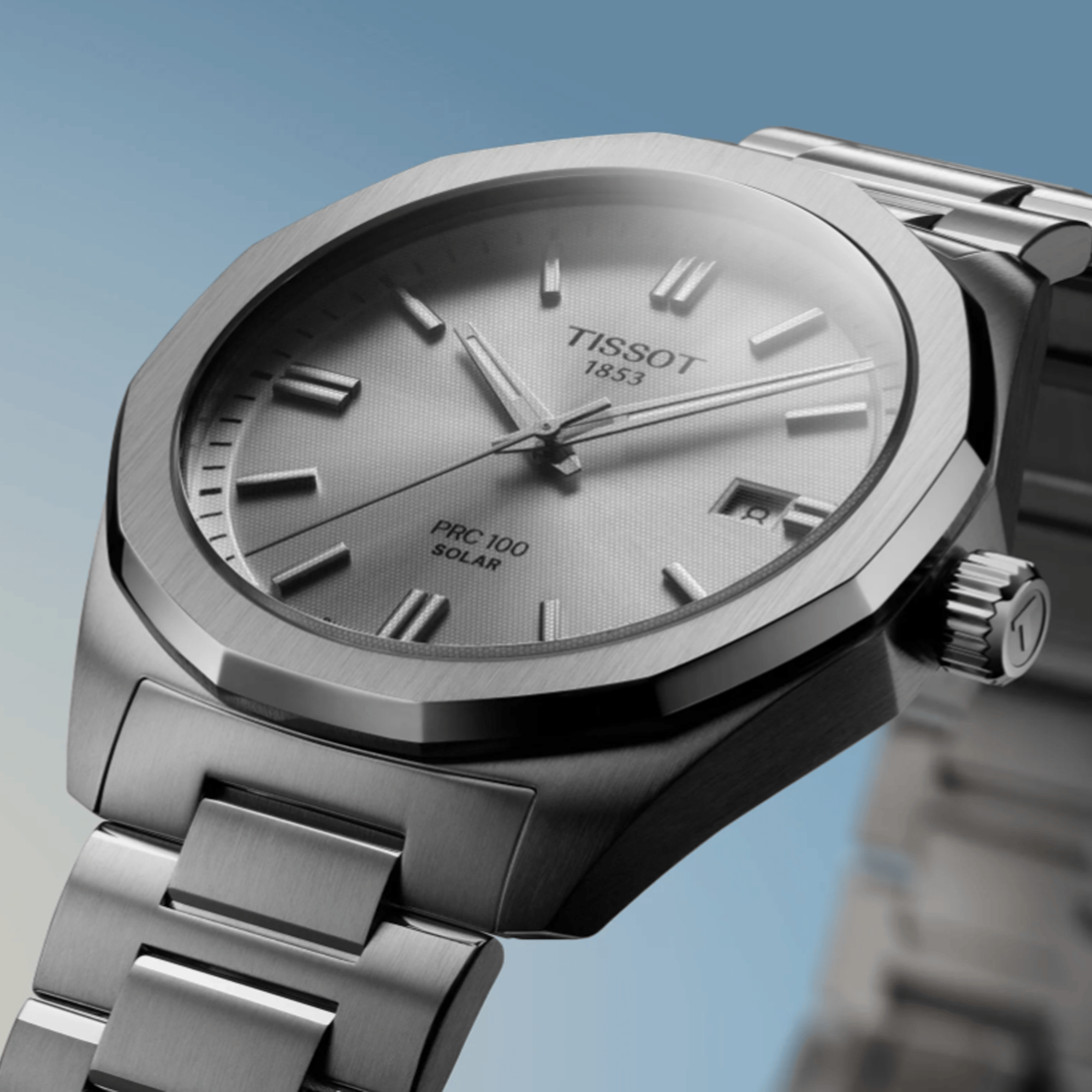 Tissot PRC 100 Men's Solar Quartz 39mm Watch T151.422.11.031.00
