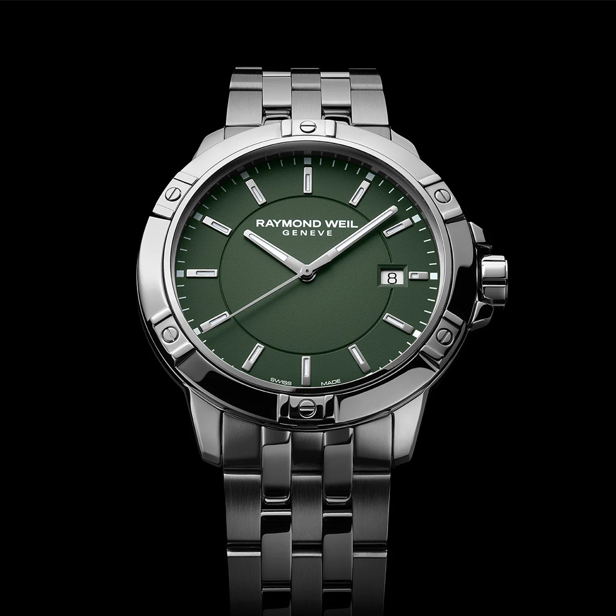 Raymond Weil Tango Men's 41mm Green Quartz Watch 8160-ST-52041