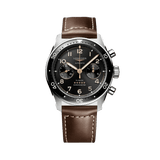 Longines Spirit Men's 42mm Automatic Chronograph Watch L3.821.4.53.2
