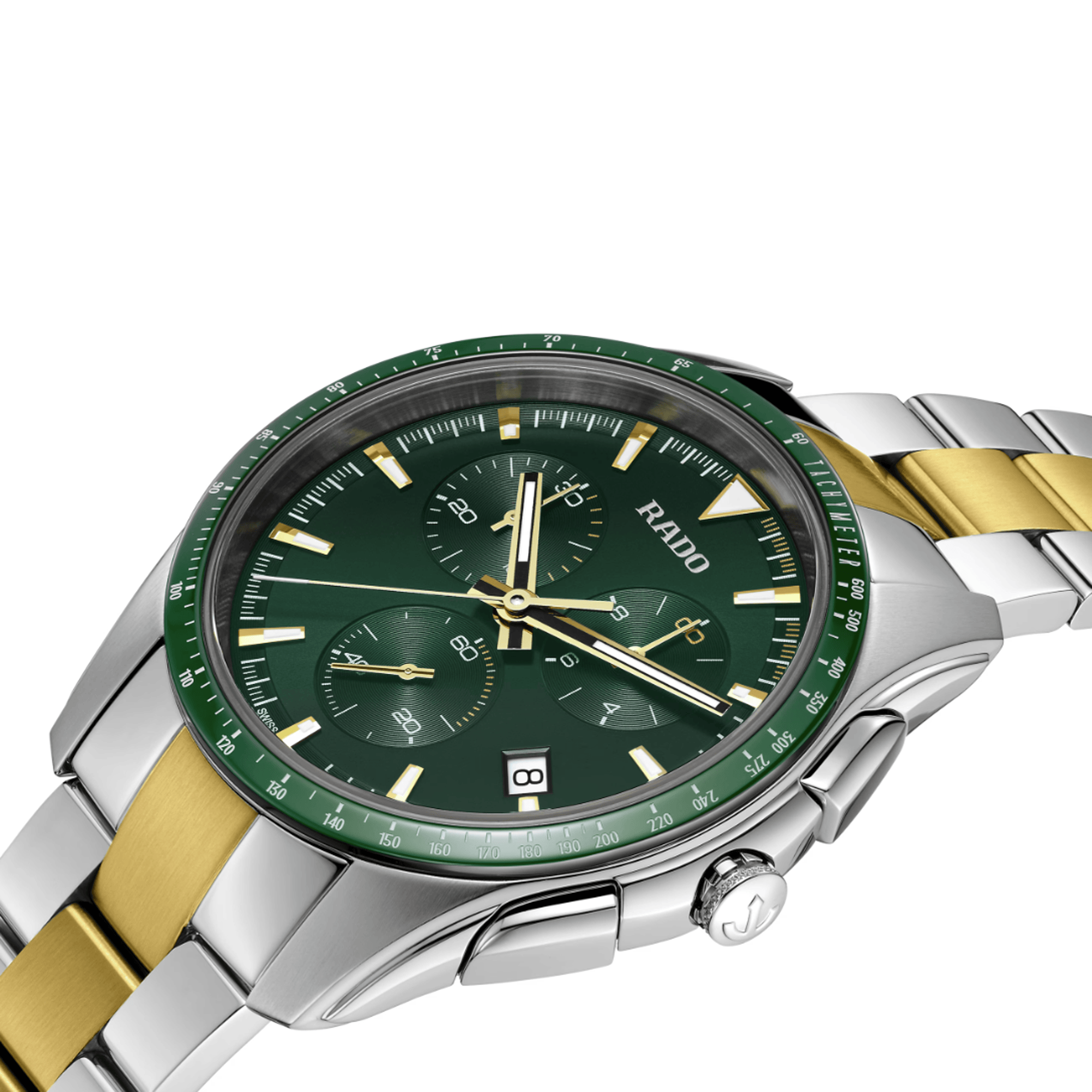 Rado Hyperchrome Men's 44.90mm Stainless Steel & Yellow IP Quartz Chronograph Watch R32 259 323