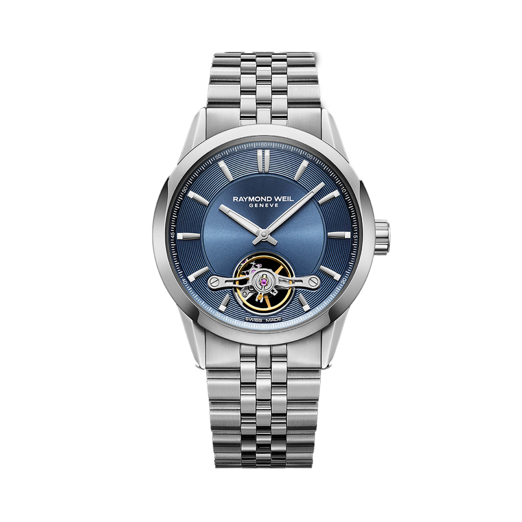 Raymond Weil Freelancer Men's 42.50mm Blue Automatic Watch 2781-ST-50051