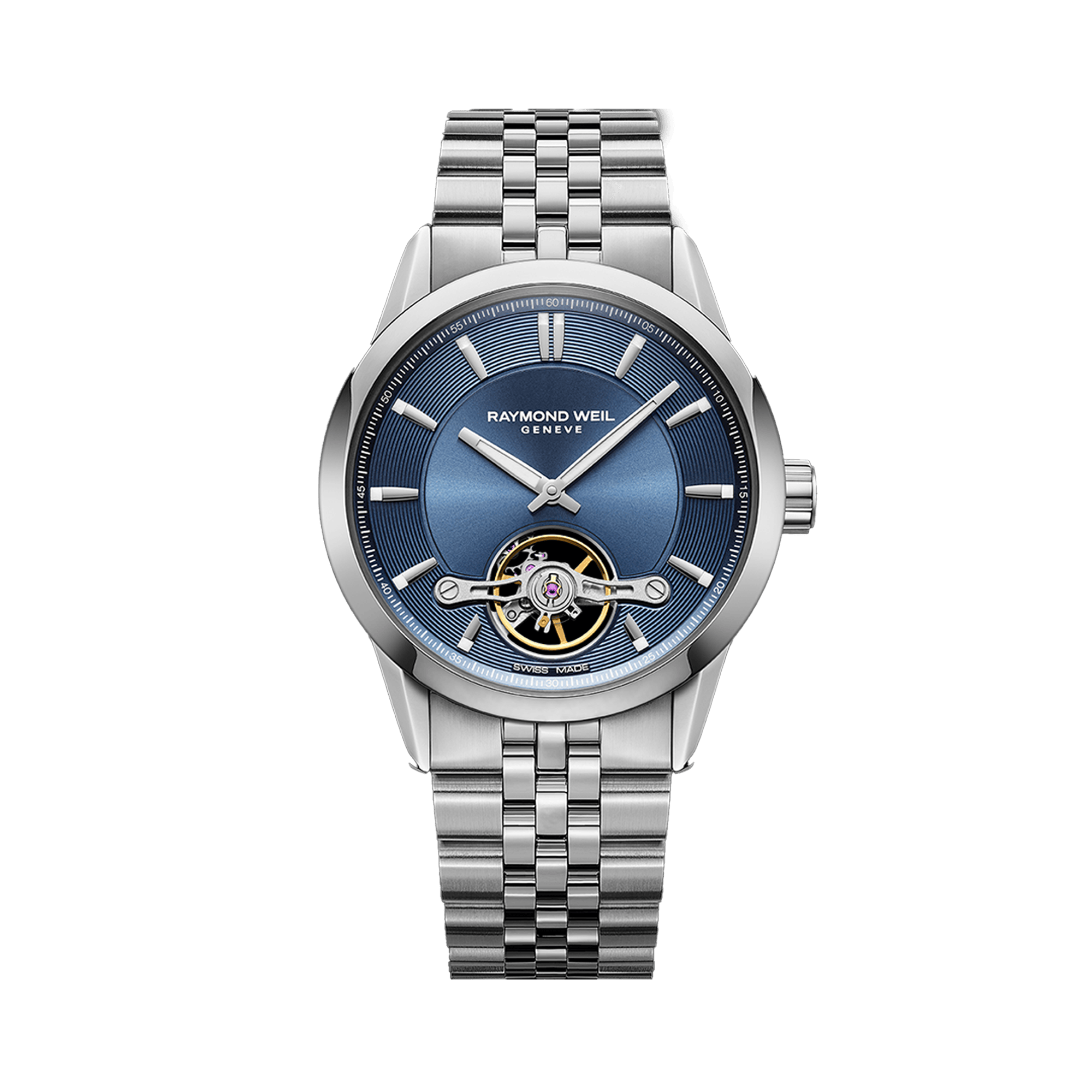Raymond Weil Freelancer Men's 42.50mm Blue Automatic Watch 2781-ST-50051