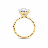 Everlasting 4.00ct TW Round Brilliant Cut Lab-Grown Diamond Engagement Ring in 18ct Yellow Gold