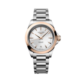 Longines Conquest Women's 34mm Stainless Steel and 18ct Rose Gold Automatic Watch L3.430.5.72.6