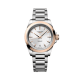 Longines Conquest Women's 34mm Stainless Steel and 18ct Rose Gold Automatic Watch L3.430.5.72.6