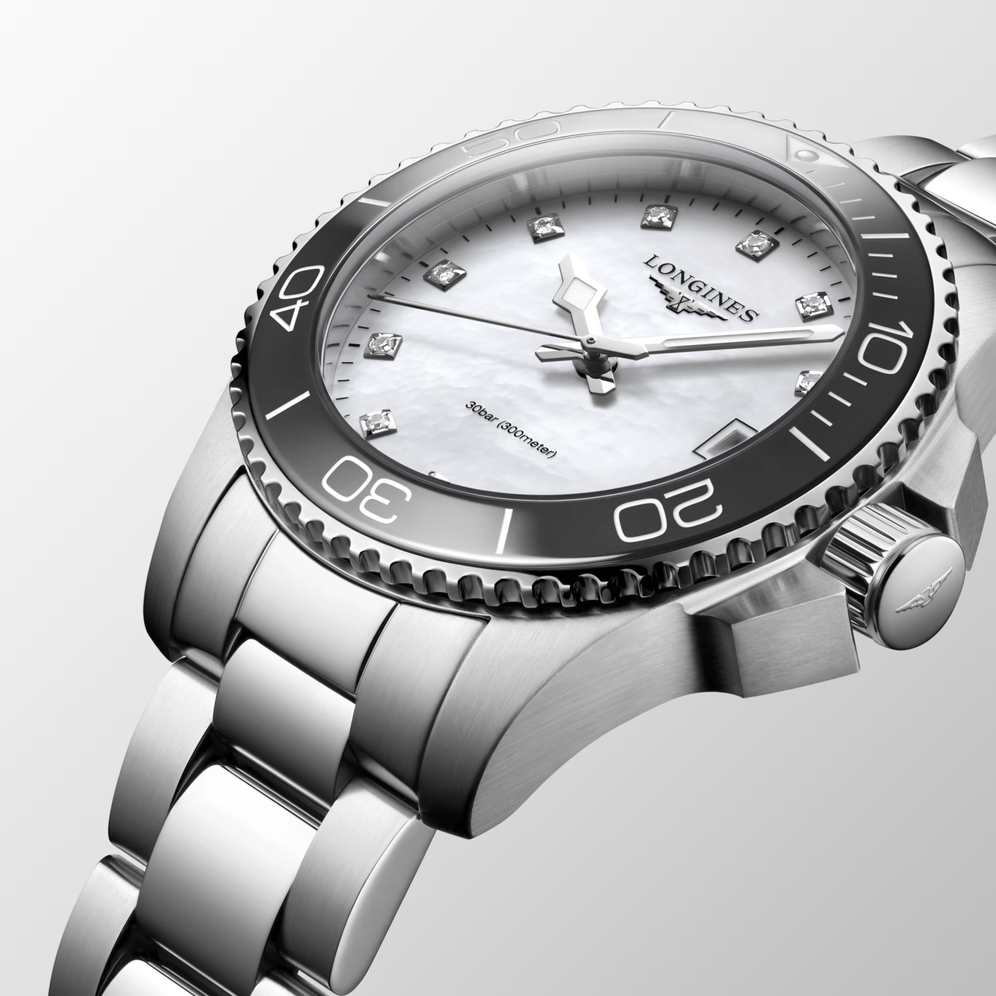 Longines Hydro Conquest Women's 32mm Quartz Watch L3.370.4.87.6
