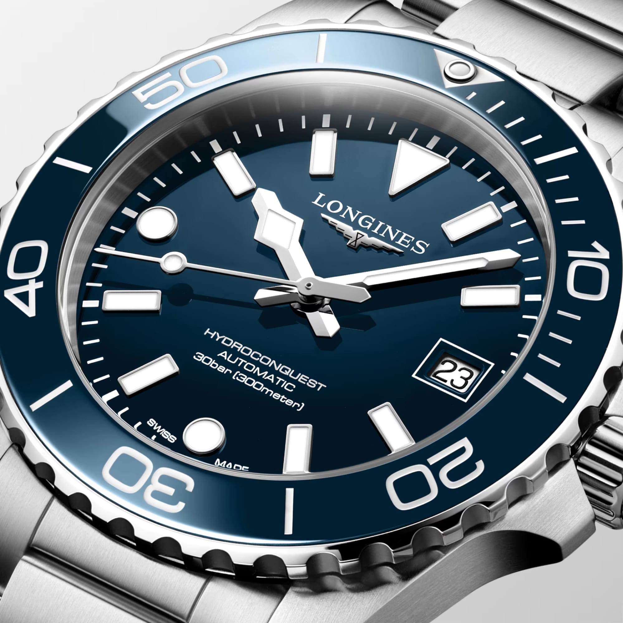 Longines Hydro Conquest Automatic Men's 39mm Watch L3.779.4.96.6