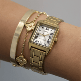 Casio Vintage LTPV007G-9B Gold Tone Roman Numeral Women's Watch