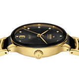 Rado Centrix Women's 35mm Ceramic & Yellow PVD Automatic Watch R30 032 742