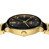 Rado Centrix Women's 35mm Ceramic & Yellow PVD Automatic Watch R30 032 742