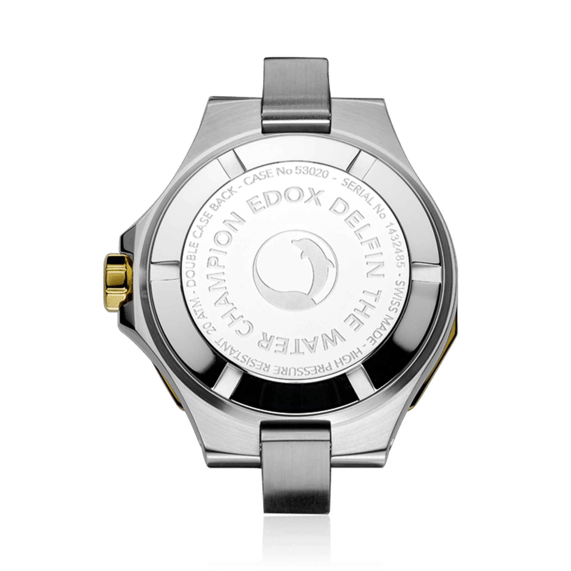 Edox Delfin Quartz Women's 38mm Watch 53020357JMNADD