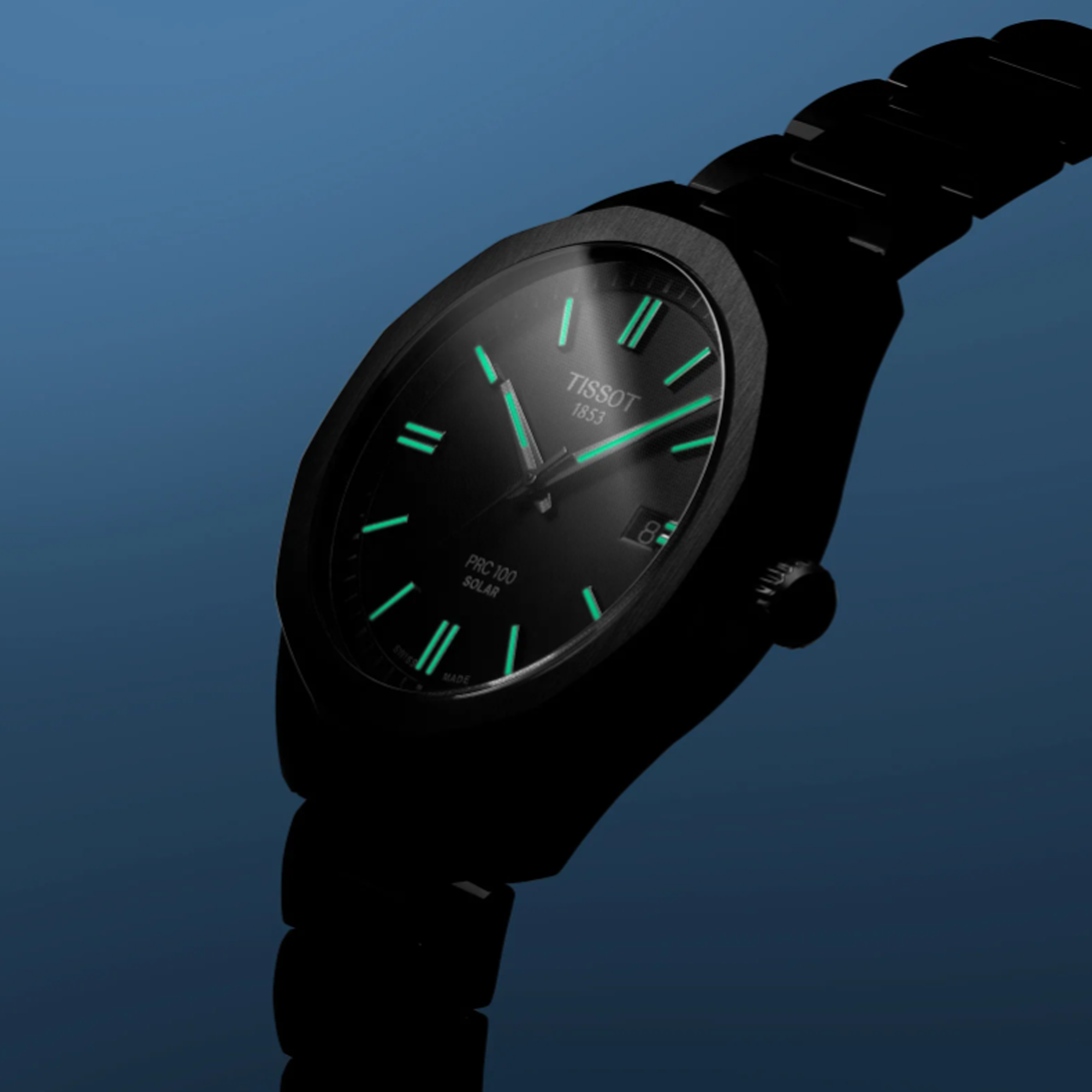 Tissot PRC 100 Men's Solar Quartz 39mm Watch T151.422.11.031.00