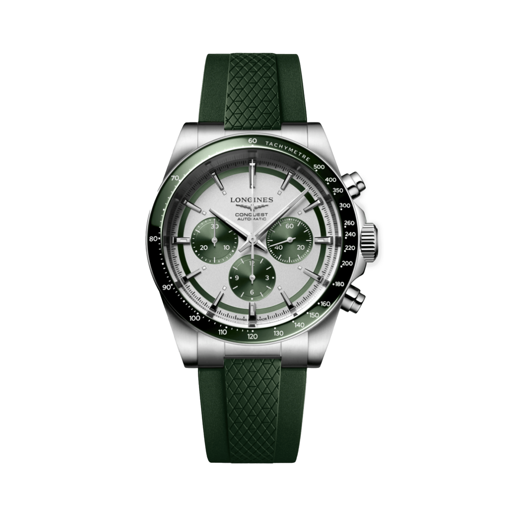 Longines Conquest Men's 42mm Stainless Steel Automatic Chronograph Watch L3.835.4.02.9