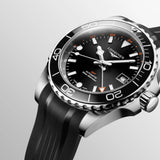 Longines Hydro Conquest Automatic GMT Men's 41mm Watch L3.790.4.56.9