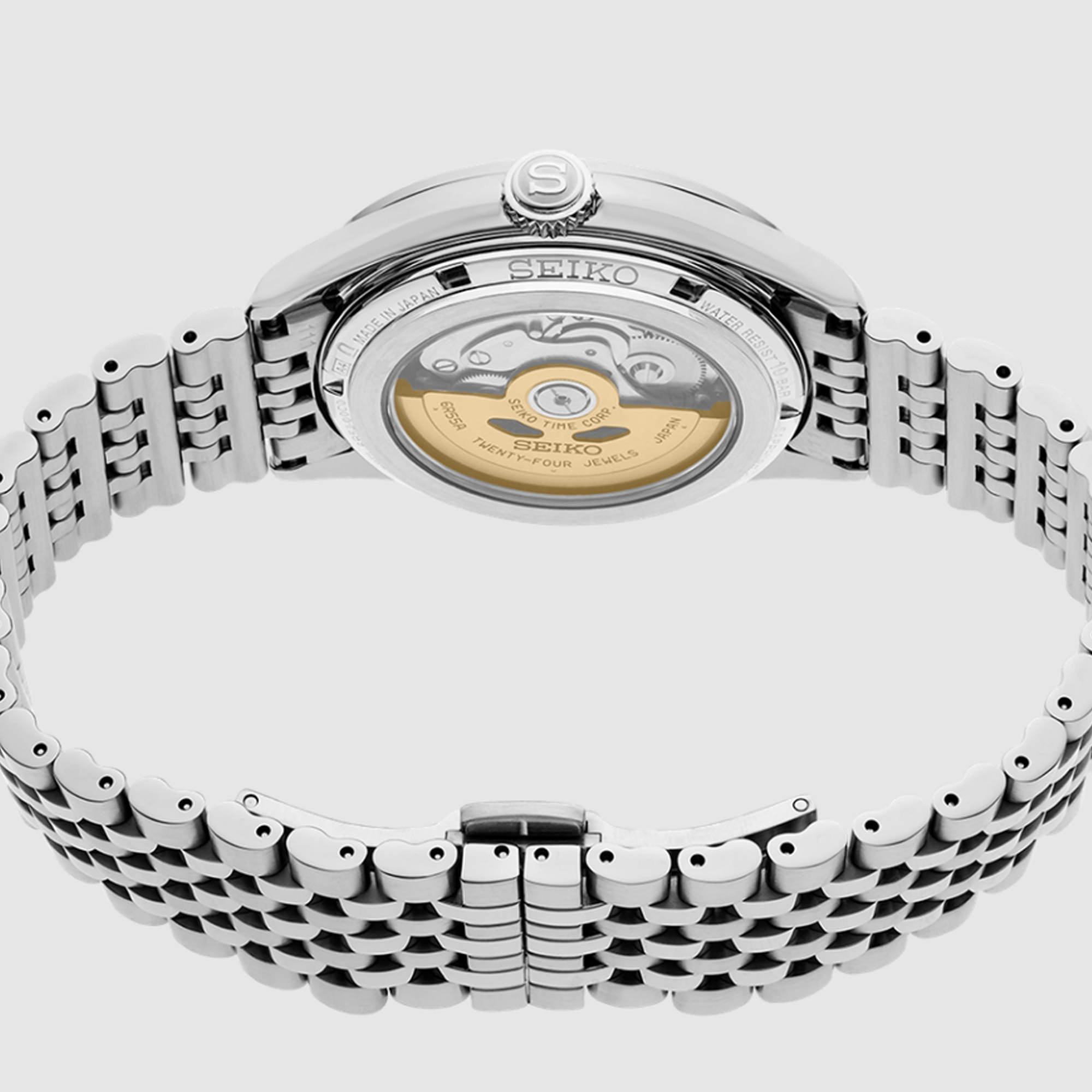 Seiko Presage Men's Automatic GMT Watch SPB480J