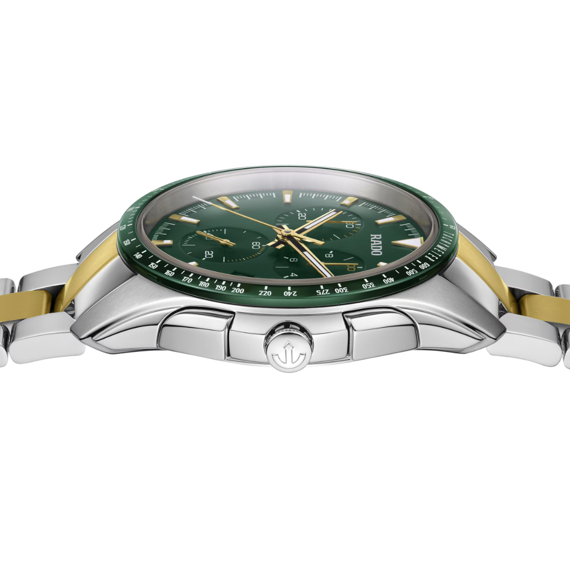 Rado Hyperchrome Men's 44.90mm Stainless Steel & Yellow IP Quartz Chronograph Watch R32 259 323