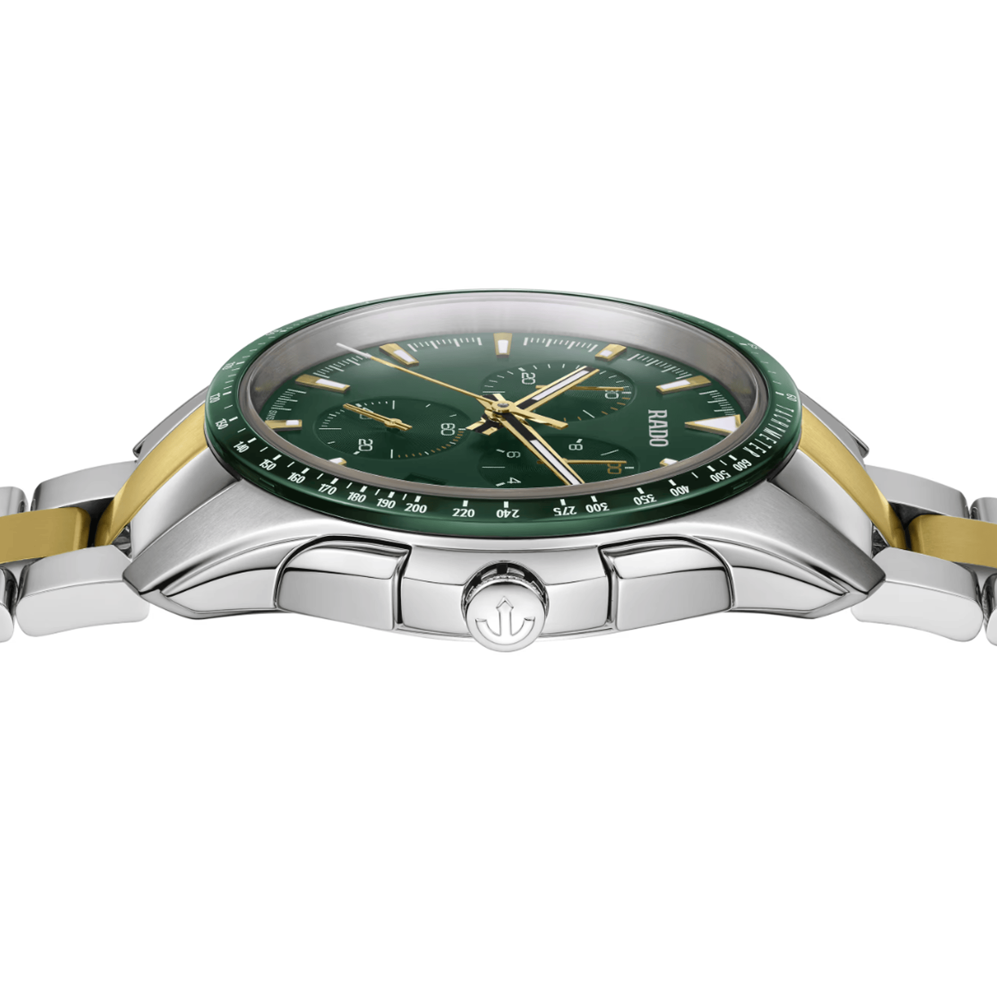 Rado Hyperchrome Men's 44.90mm Stainless Steel & Yellow IP Quartz Chronograph Watch R32 259 323
