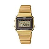 Casio Vintage Gold PVD Quartz Watch A700WG-9A