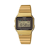 Casio Vintage Gold PVD Quartz Watch A700WG-9A