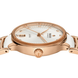 Rado Centrix Women's 35mm Automatic Ceramic & Rose PVD Watch R30 037 744