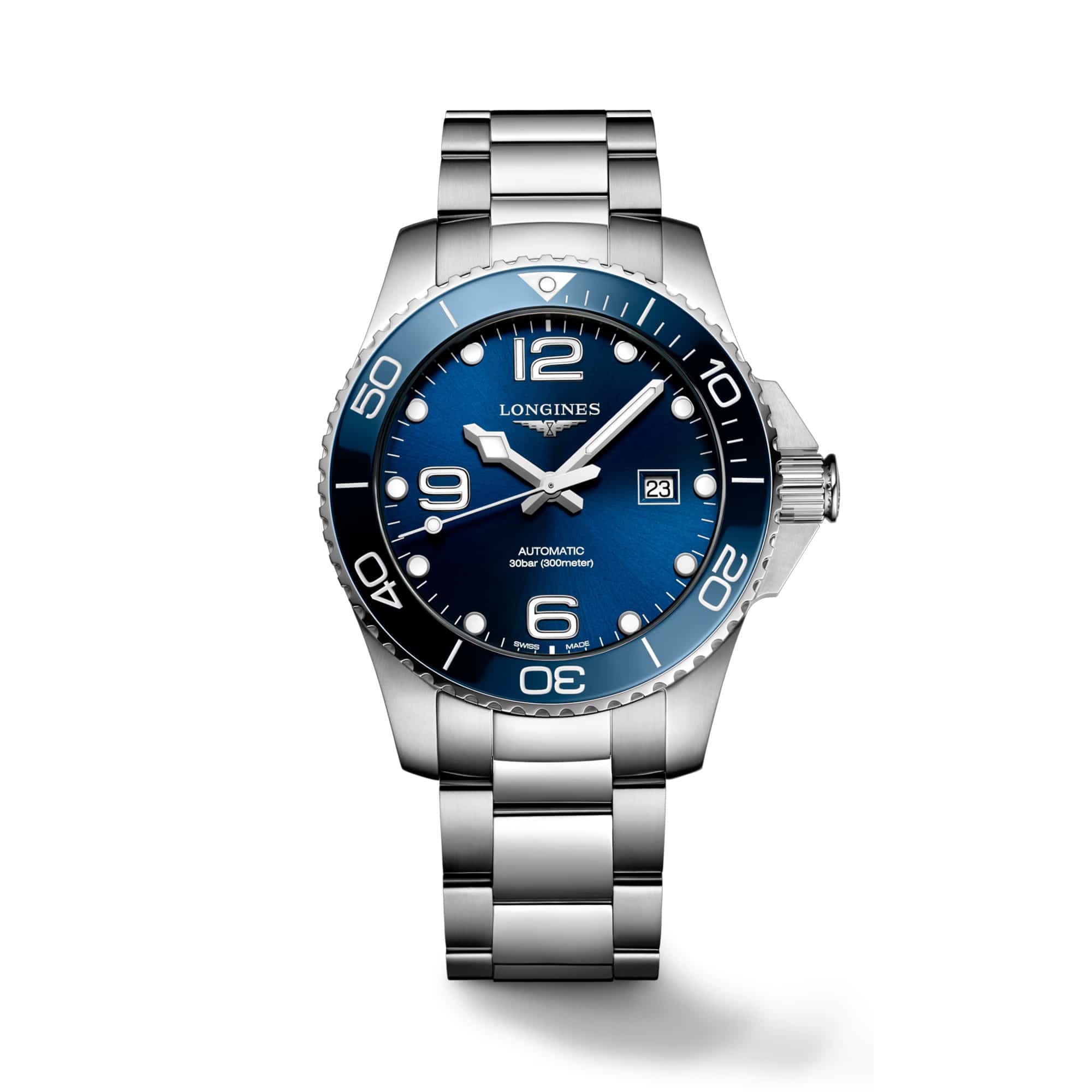 Longines HydroConquest Men's 43mm Stainless Steel Automatic Watch L3.782.4.96.6