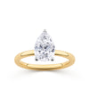 Everlasting 2.00ct TW Pear Lab-Grown Diamond Solitaire Engagement Ring in 18ct Yellow and White Gold