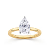 Everlasting 2.00ct TW Pear Lab-Grown Diamond Solitaire Engagement Ring in 18ct Yellow and White Gold