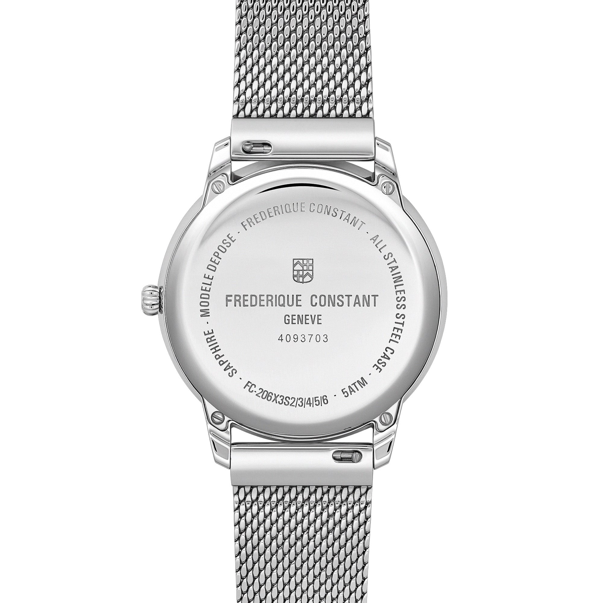 Frederique Constant Classic Quartz 37mm Watch FC-206N3S6B