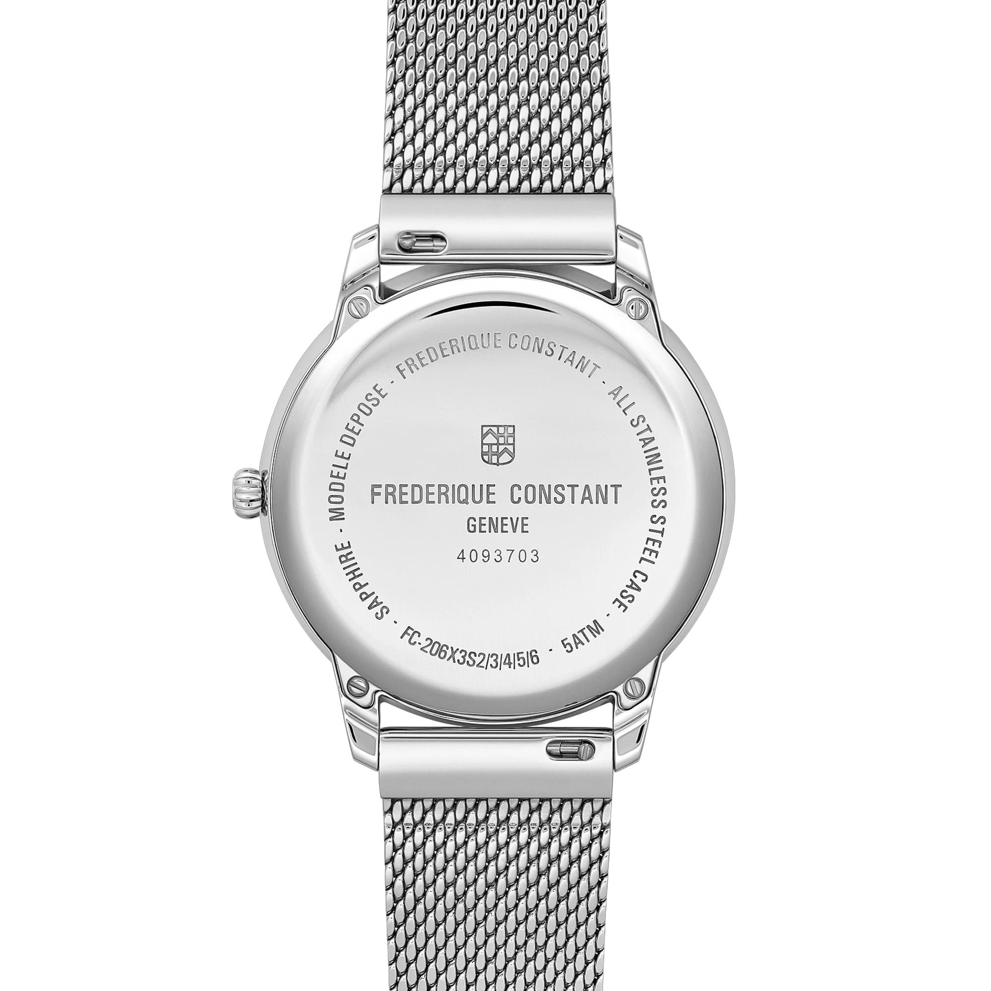 Frederique Constant Classic Quartz 37mm Watch FC-206N3S6B