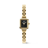 Daniel Wellington Quadro Mini Arch 3-link Onyx Sunray Gold