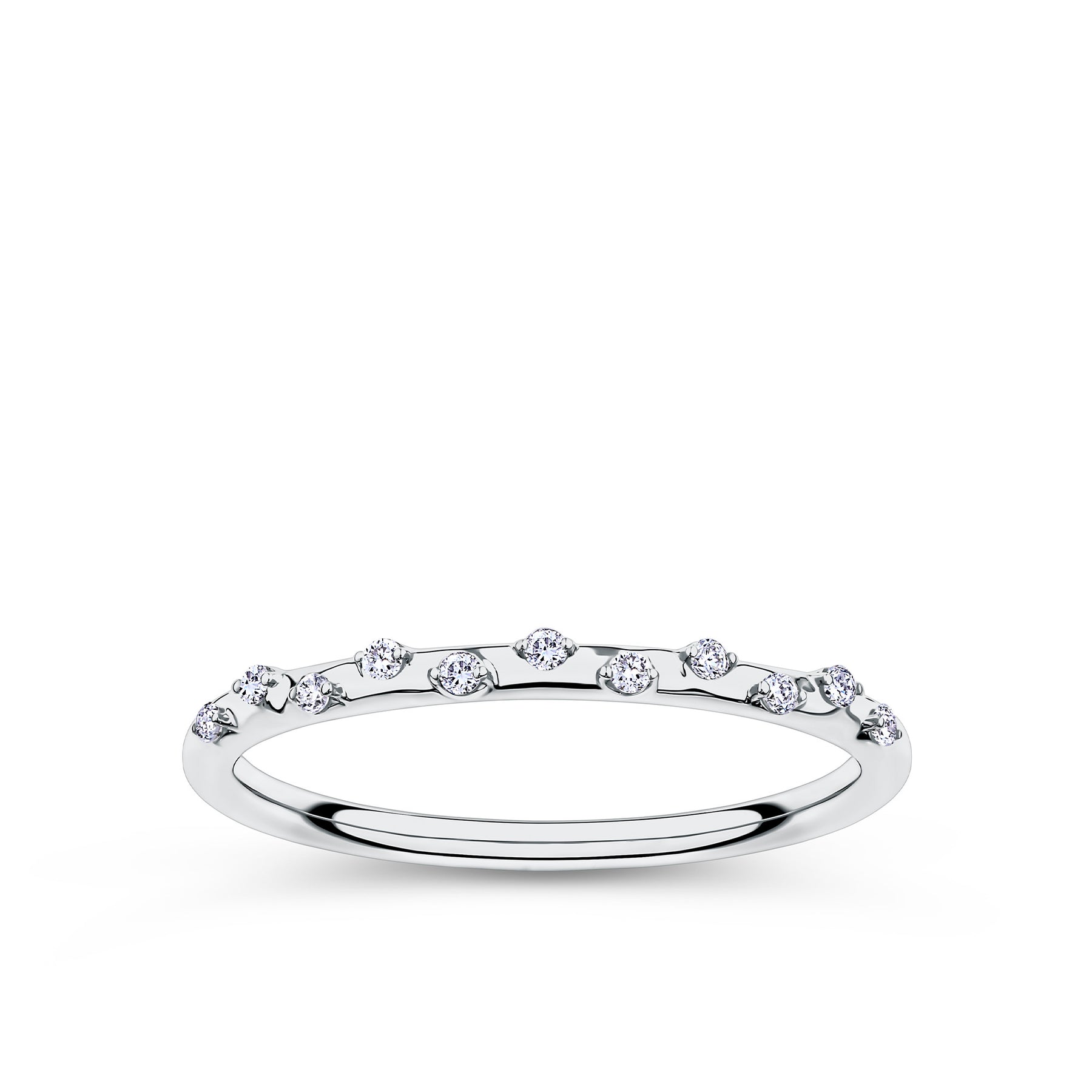 Everlasting Promise Lab Grown Diamond Round Brilliant Ring in 9ct White Gold