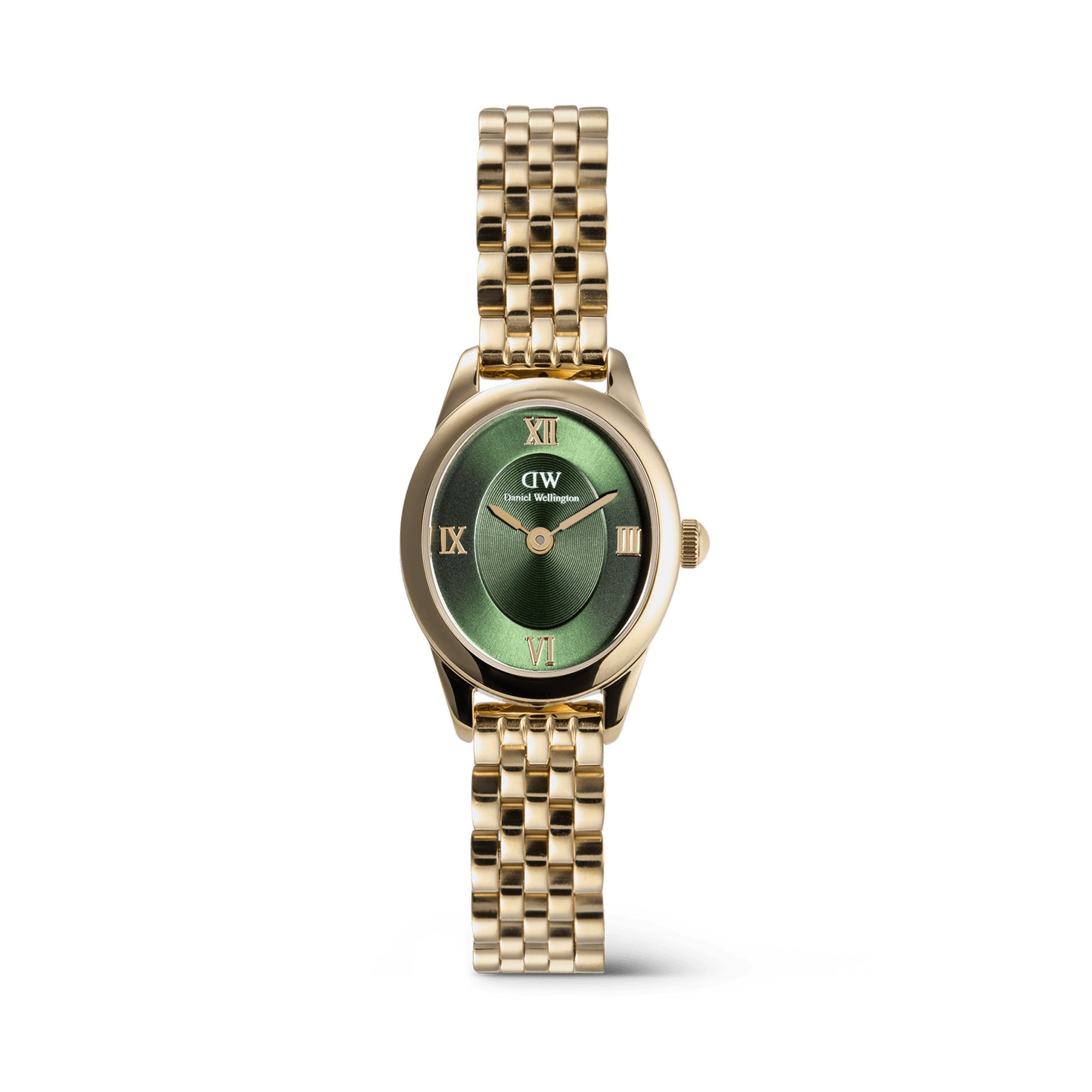 Daniel Wellington Ophelia Mini Emerald Gold Watch
