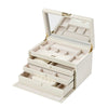 WOLF Lauren Large Jewellery Box Ivory 349852