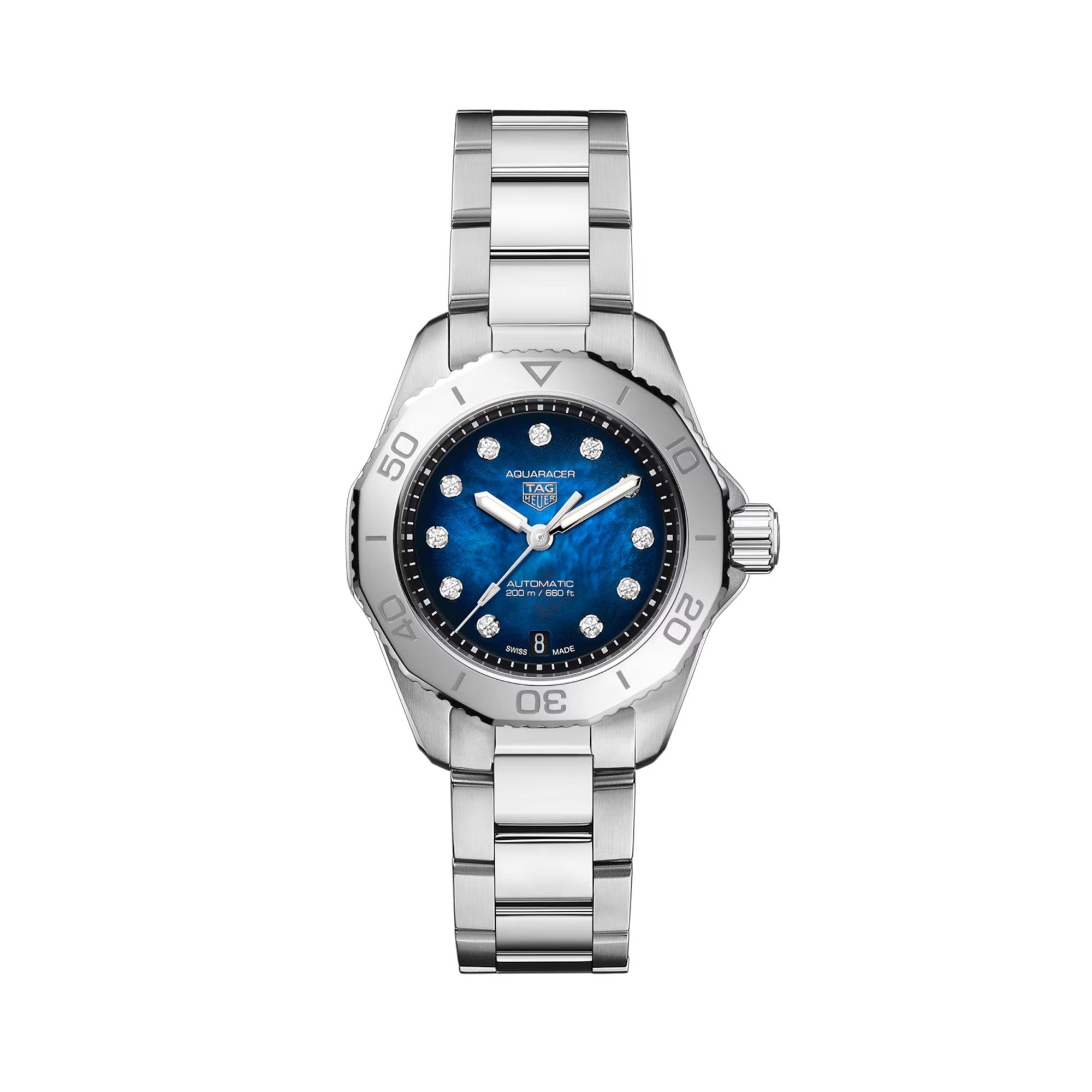 TAG Heuer Aquaracer Women's 30mm Stainless Steel Automatic Watch WBP2411.BA0622