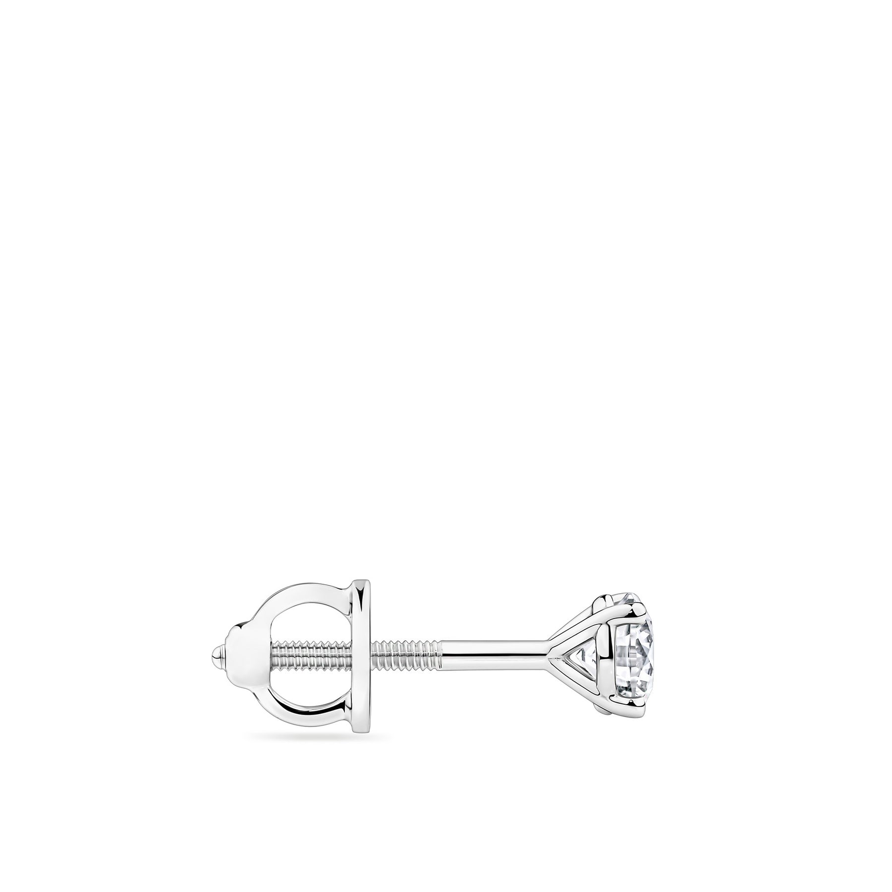 0.50ct TW Diamond Solitaire Earrings in 9ct White Gold