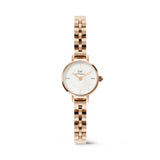 Daniel Wellington Petite Mini Arch 3-link White Rose Gold