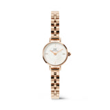 Daniel Wellington Petite Mini Arch 3-link White Rose Gold