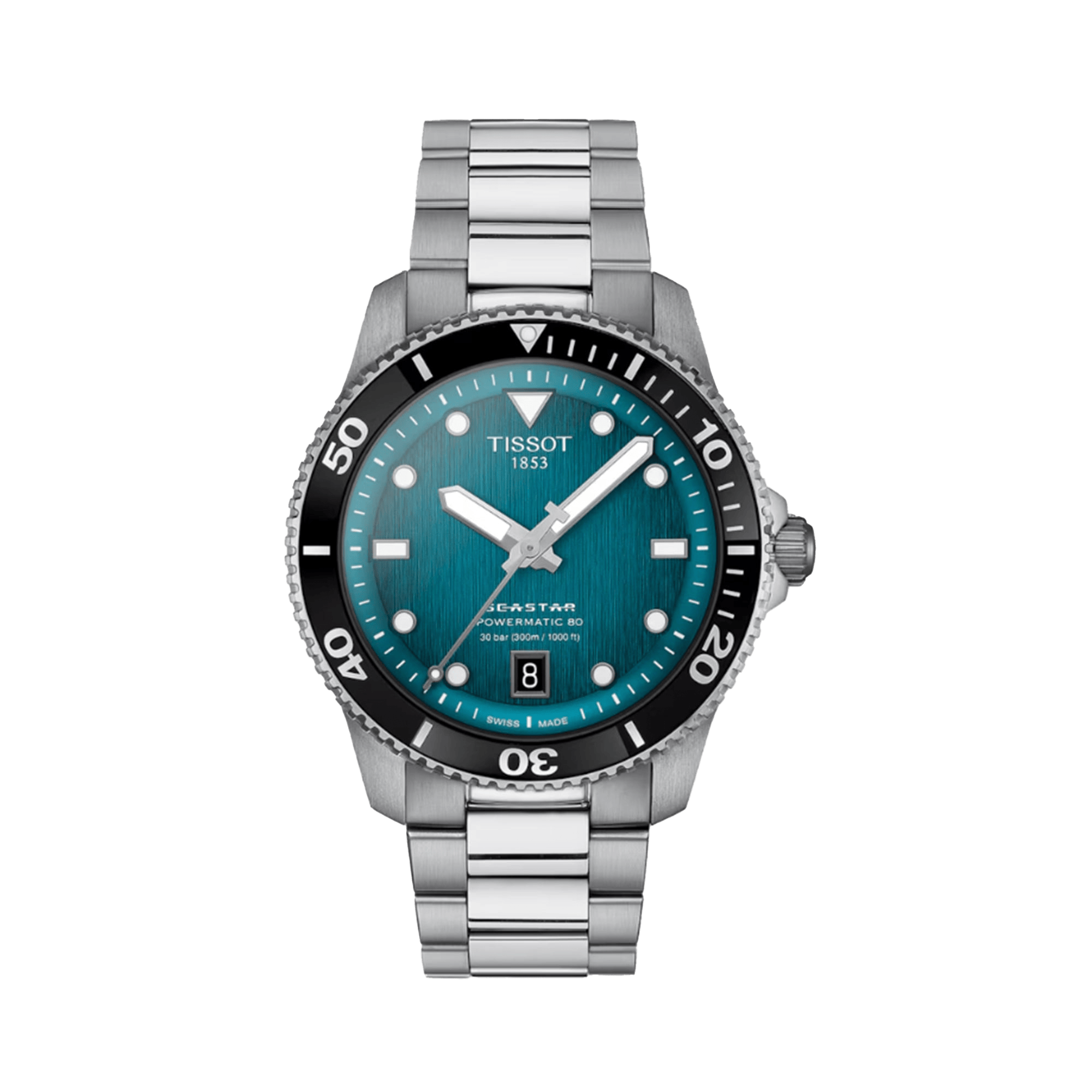 Tissot Seastar Men's 40mm Stainless Steel Automatic Watch T120.807.11.091.00