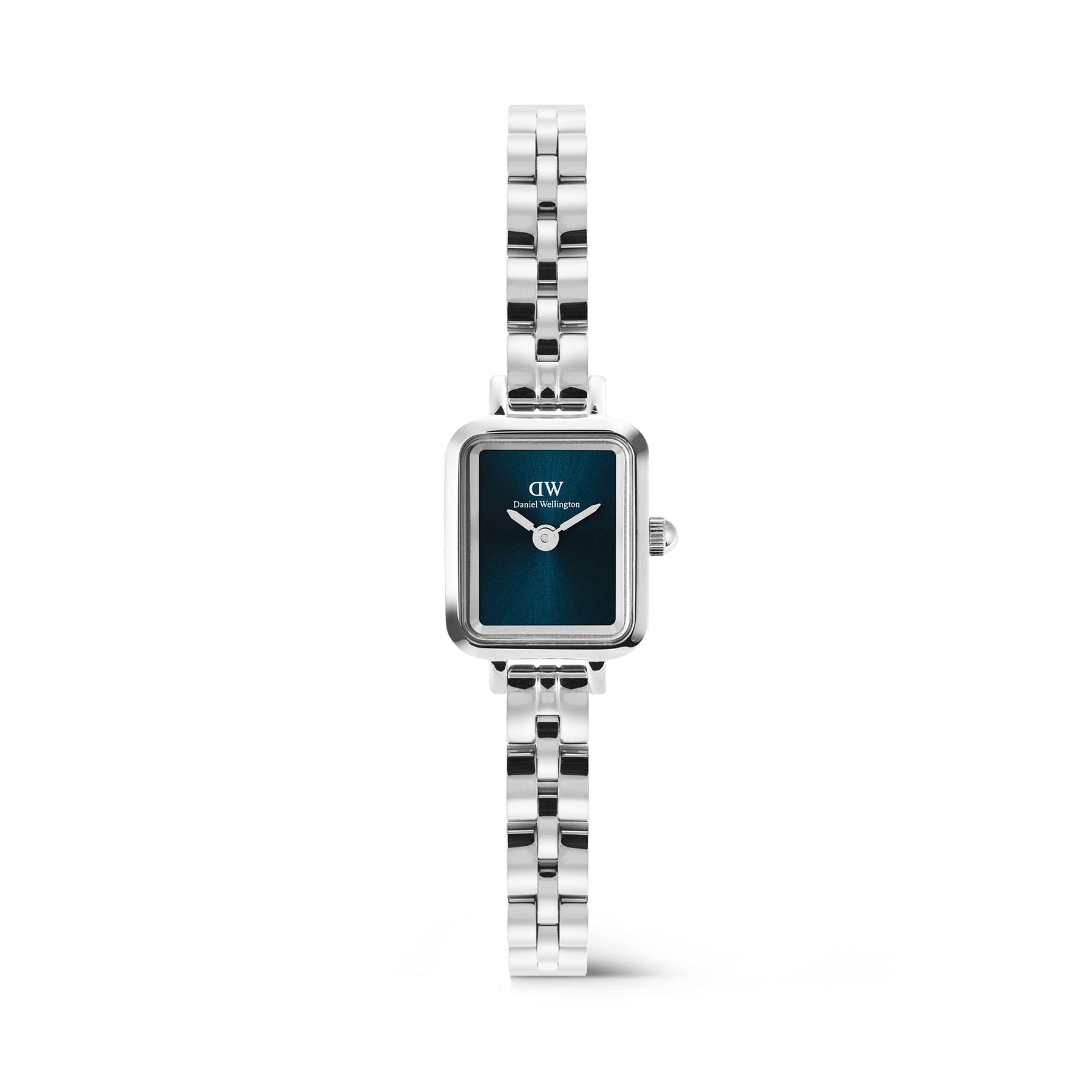Daniel Wellington Quadro Mini Arch 3-link Arctic Sunray Silver