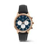 Daniel Wellington Iconic Chronograph Sheffield Arctic Panda Rose Gold
