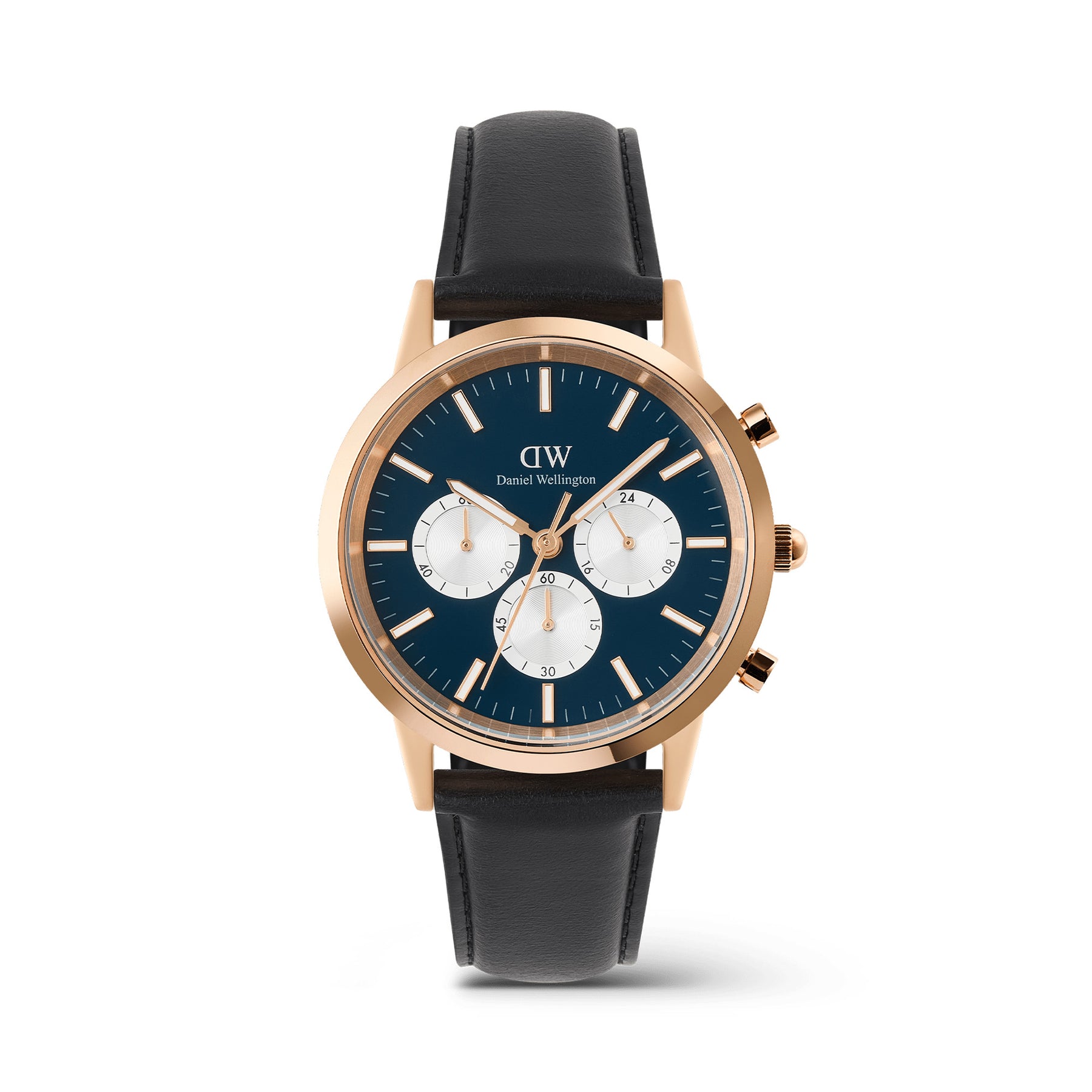 Daniel Wellington Iconic Chronograph Sheffield Arctic Panda Rose Gold