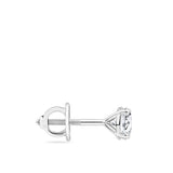 1.00ct TW Diamond Solitaire Earrings in 18ct White Gold