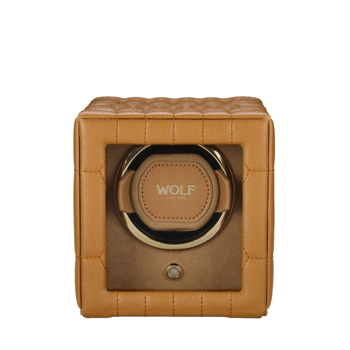 WOLF Lauren Single Watch Winder Tan 342107