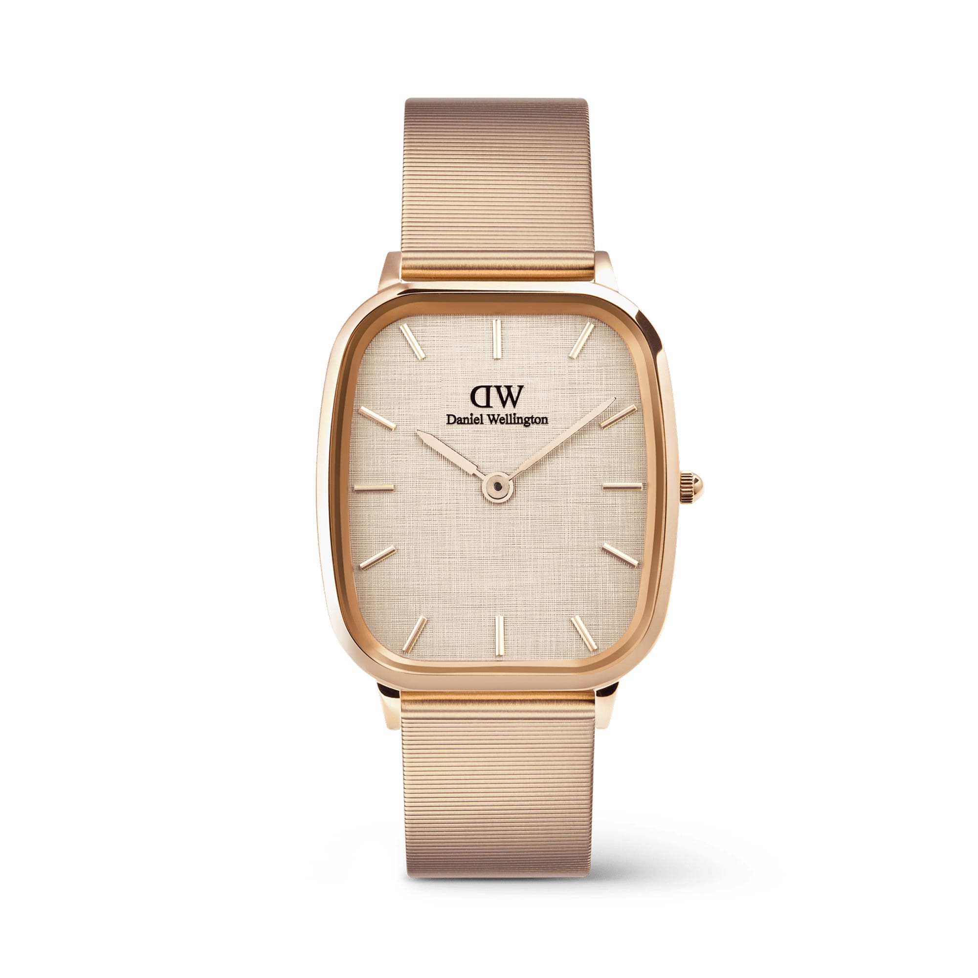 Daniel Wellington Marlon Wire Linen Rose Gold Watch
