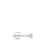 0.25ct TW Diamond Solitaire Earrings in 18ct White Gold