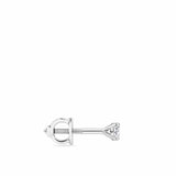 Brilliance 0.25ct TW Diamond Solitaire Earrings in 18ct White Gold