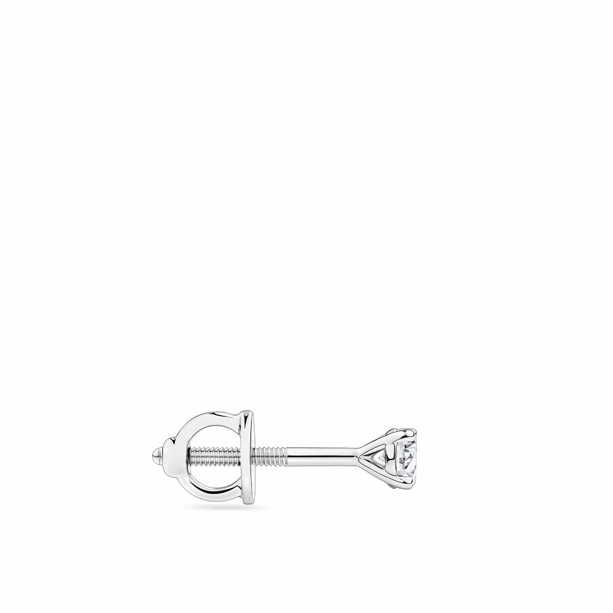Brilliance 0.25ct TW Diamond Solitaire Earrings in 18ct White Gold