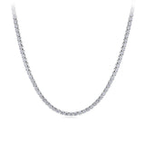 6.00ct TW Lab-Grown Diamond Tennis Necklace in 18ct White Gold